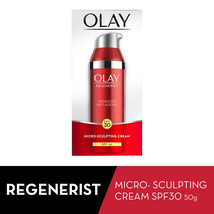 Olay Regenerist Advanced Anti Ageing Microsculpting Skin Cream Moisturizer Spf30 50 G