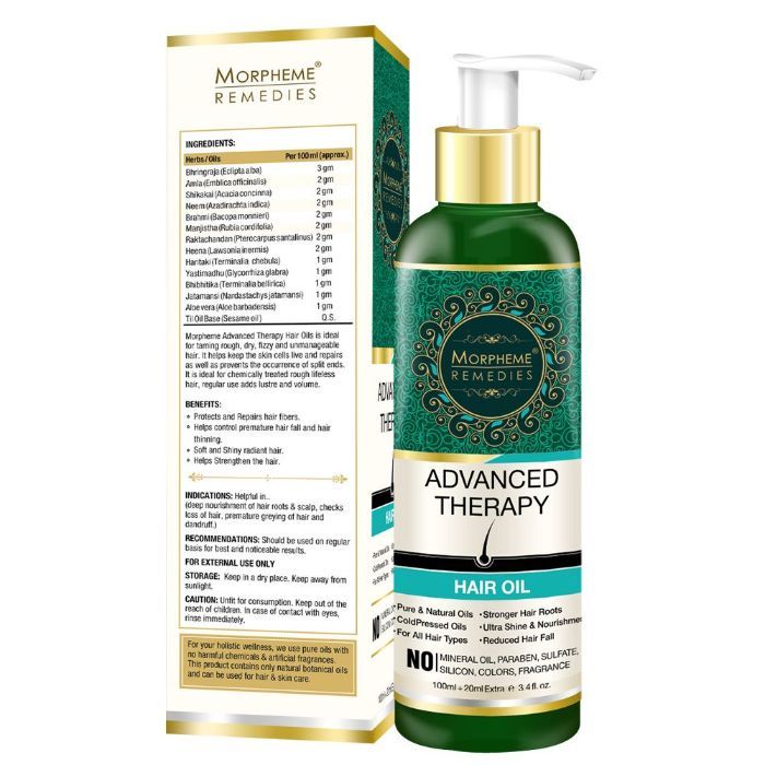 Morpheme Advanced Therapy Hair Oil 100 Ml Anti Hair Fall Hair