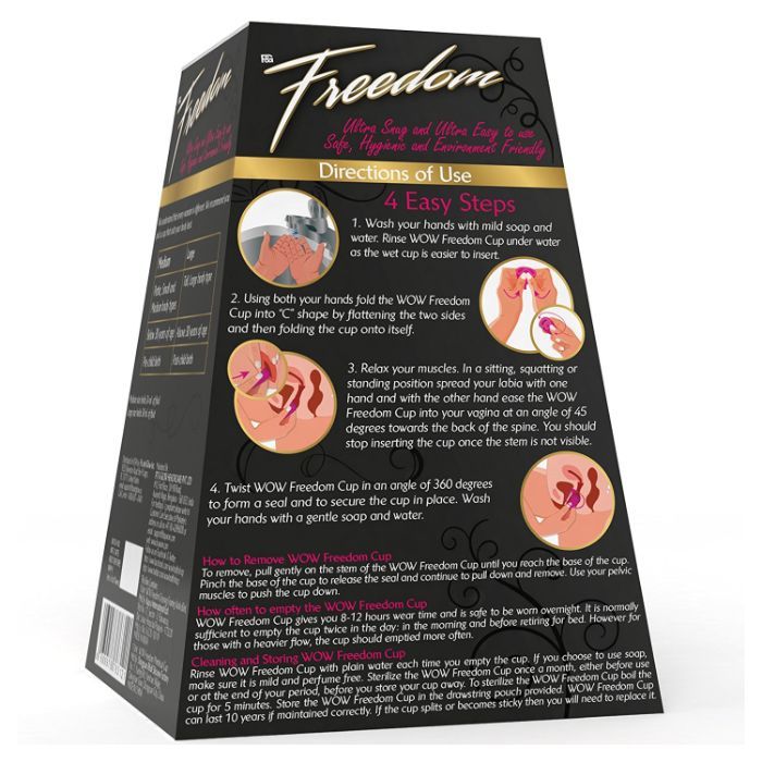 Buy Wow Skin Science F G Freedom Reusable Menstrual Cup Wash Medium Pre Childbirth Online Purplle