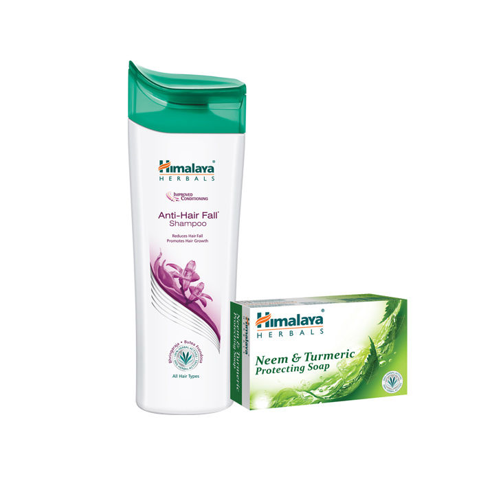 Buy Himalaya Anti Hair Fall Shampoo 200 Ml Himalaya Neem Turmeric Soap 75 G Online At Purplle Com
