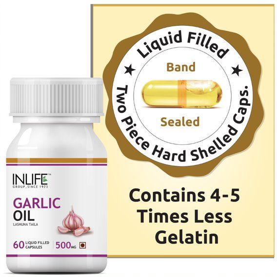 INLIFE  Natural Garlic Oil (60 cap)