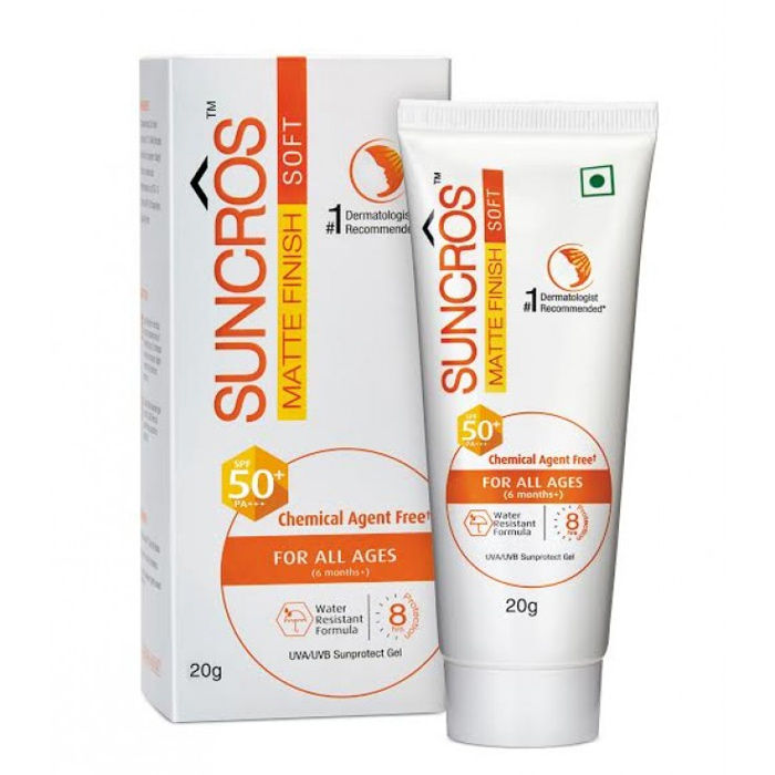 Buy Suncros Soft Matte Finish Sunscreen SPF 50+ (20 g) online at 
