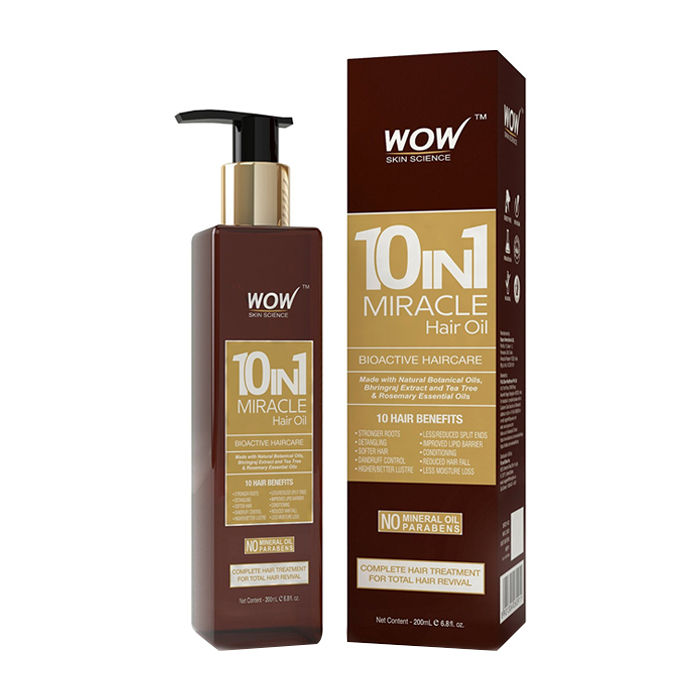 WOW 10 in 1 Miracle Hair Oil - (200 ml)
