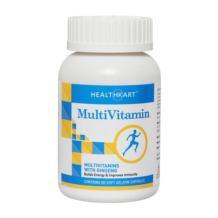 Healthkart Multivitamin With Ginseng Unflavoured 60 Capsules Healthkart multivitamin is a comprehensive multivitamin supplement, which helps in providing the key nutrients in the everyday diet to support an what are the benefits of healthkart multivitamin? healthkart multivitamin with ginseng unflavoured 60 capsules