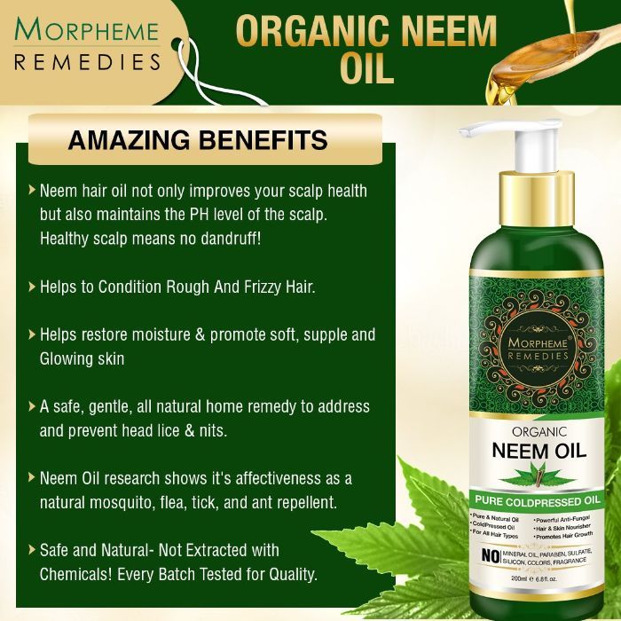 Morpheme Pure Organic Neem Oil 120 Ml