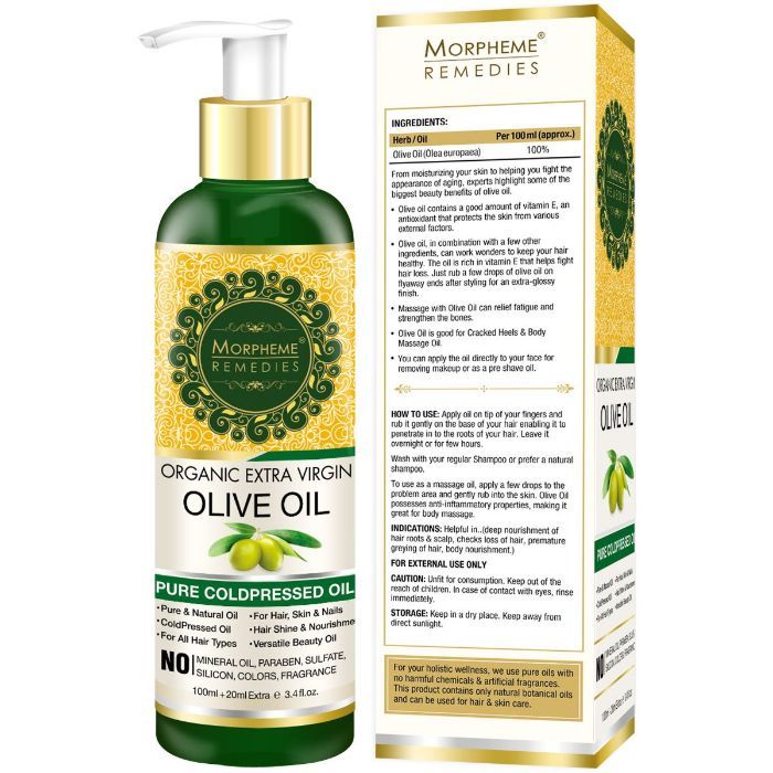 Morpheme Organic Extra Virgin Olive Oil Pure Coldpressed Oil For