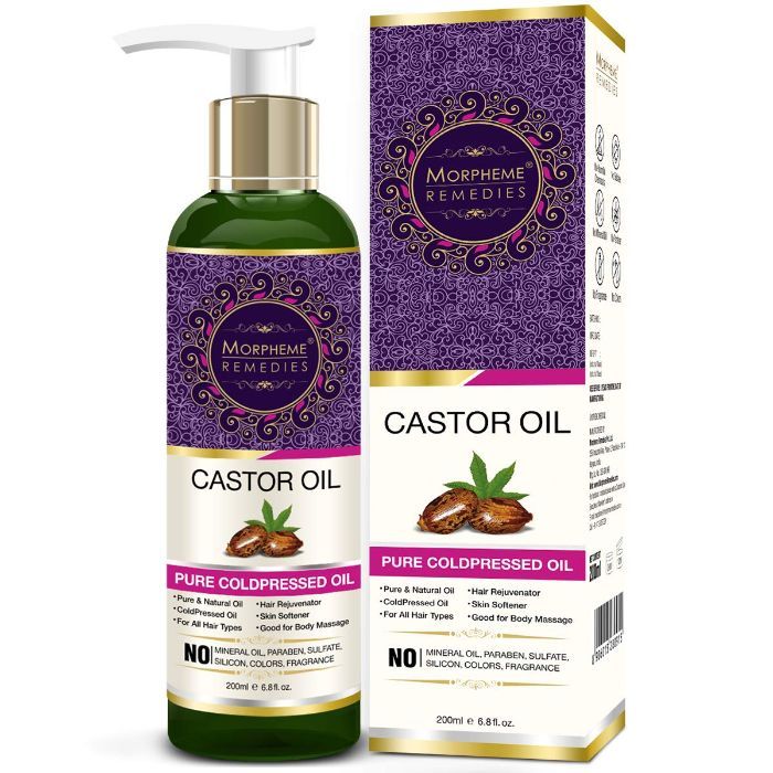 Morpheme Pure Castor Oil Coldpressed For Hair Body Skin Care