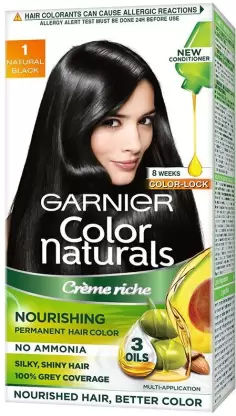 Buy Garnier Color Naturals Hair Color Natural Black 1 40 G 60 Ml Find Offers Discounts Reviews Ratings Features Usage Ingredients For Garnier Color Naturals Hair Color Natural Black 1 Online In India Purplle Com