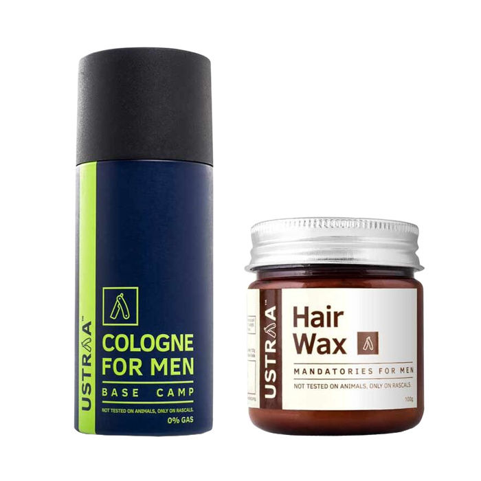 Ustraa By Happily Unmarried Cologne Spray Hair Wax Pack Of 2 Set Of 2 In this video i'll be reviewing ustraa hair wax.this product is one of the natural product available in india right now. purplle com