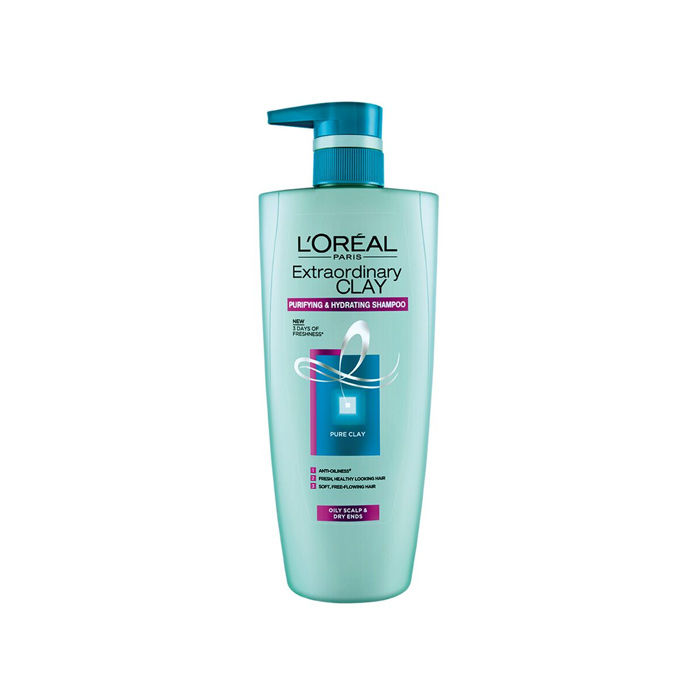 L Oreal Paris Extraordinary Clay Shampoo 640 Ml