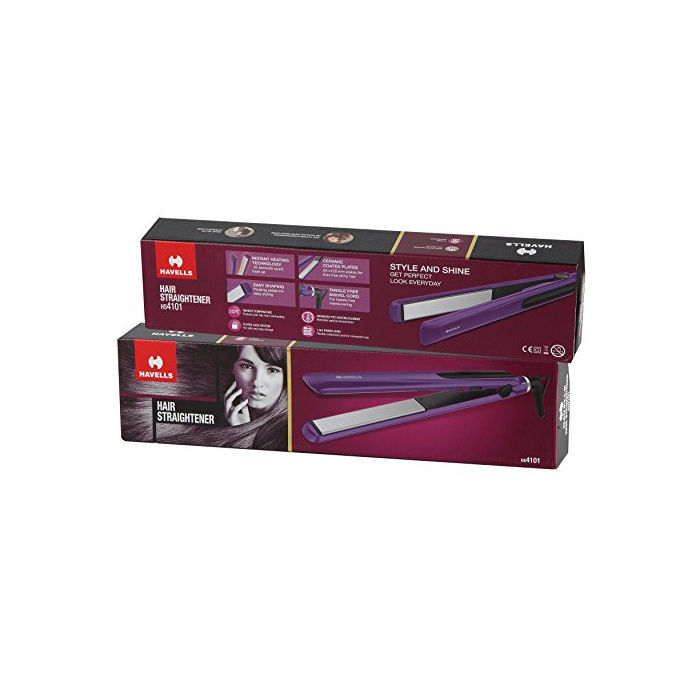 Havells hs4101 hair straightener with ceramic coated plates clearance