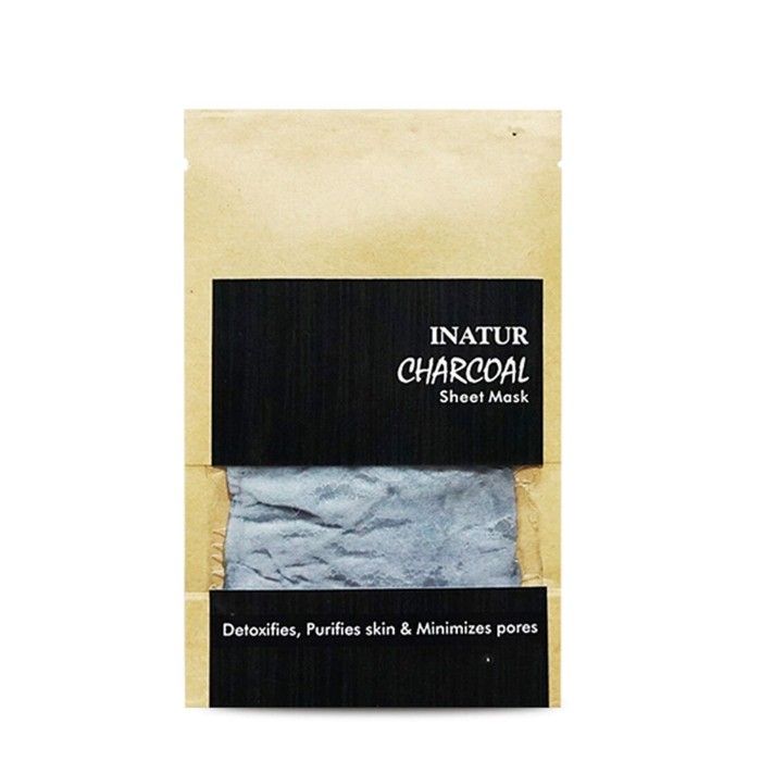 Buy Inatur Charcoal Sheet Mask 38 G Online Purplle So i decided to buy. inatur charcoal sheet mask 38 g