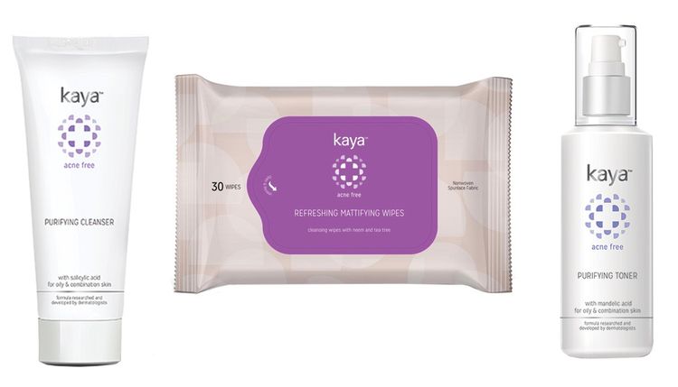 kaya acne free purifying cleanser