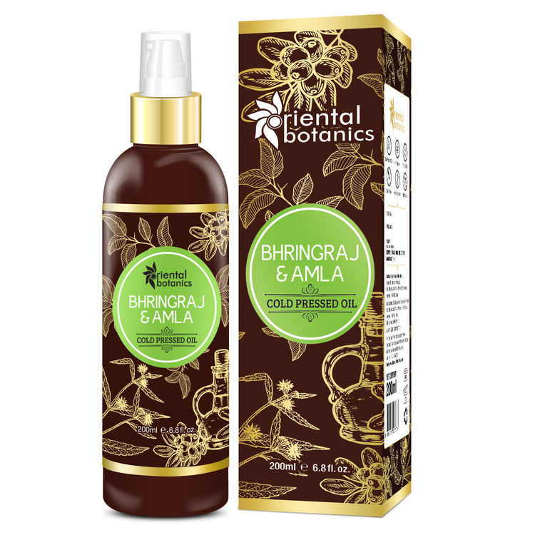 Oriental Botanics Bhringraj Amla Cold Pressed Oil For Hair