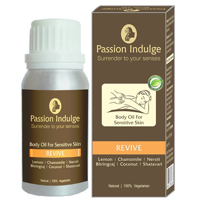 Passion Indulge Revive Body Massage Oil For Sensitive Skin 100 Ml