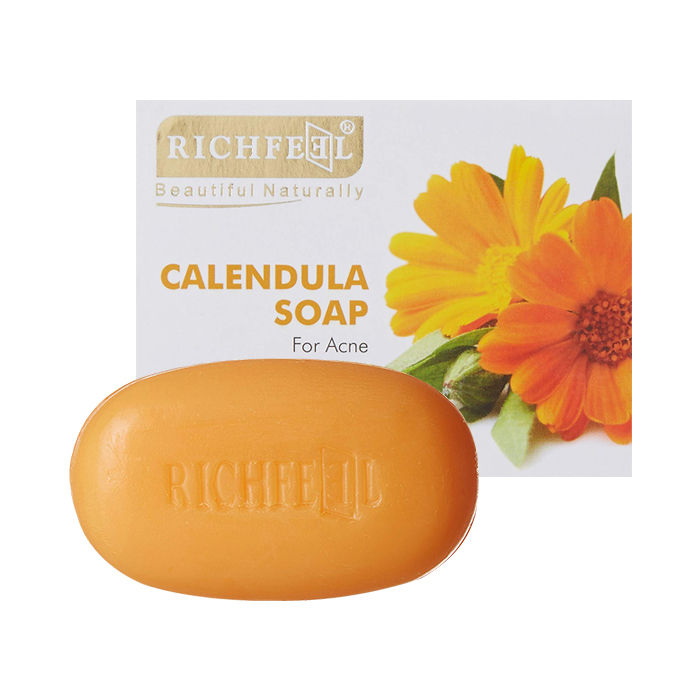 Richfeel Calendula Acne Soap 75 G The richfeel scalp cleanser is an effective shampoo for clearing debris, dust, impurities, and other richfeel scalp cleanser uses and benefits : richfeel calendula acne soap 75 g