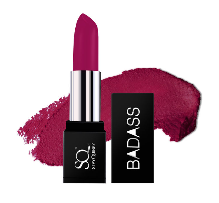 Buy Stay Quirky Lipstick, Super Matte, Purple, Badass - In ...