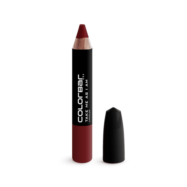 Colorbar Take Me As I Am Lipstick Mischievous Wine 008 3 94 G Free Sharpner
