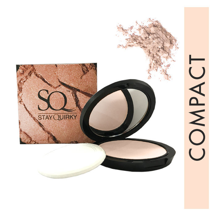 Buy Stay Quirky Compact Powder For Fair Skin| Long Lasting| UV Rays Protection| Lightweight| Vegan| Paraben Free - Ivory When You Worry 1 - Purplle