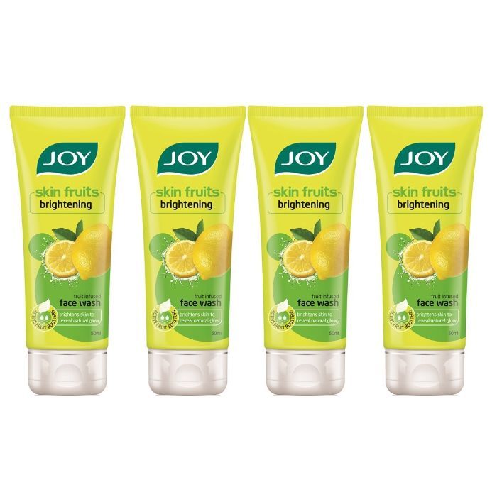 Buy Joy Skin Fruits Brightening Face Wash (Lemon)(Pack of 4 x 50 ml