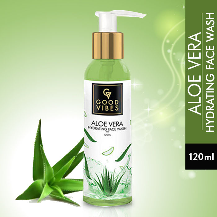 Buy Good Vibes Hydrating Face Wash Aloe Vera (120 ml) online at