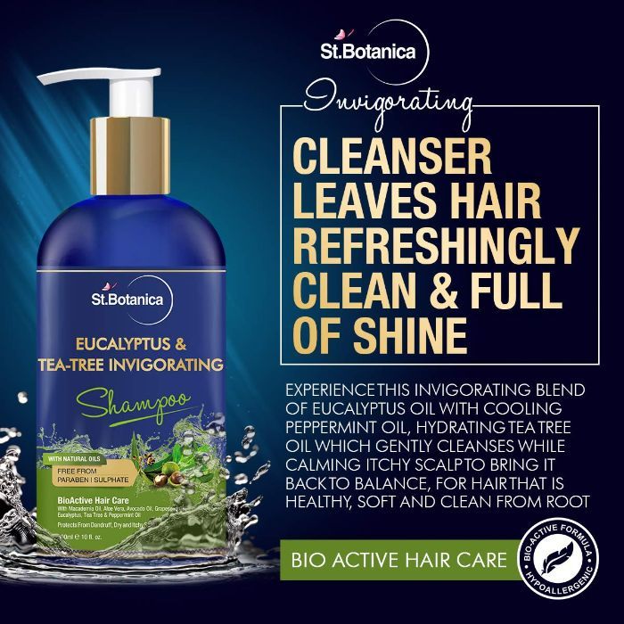 Stbotanica Eucalyptus Tea Tree Oil Hair Repair Shampoo