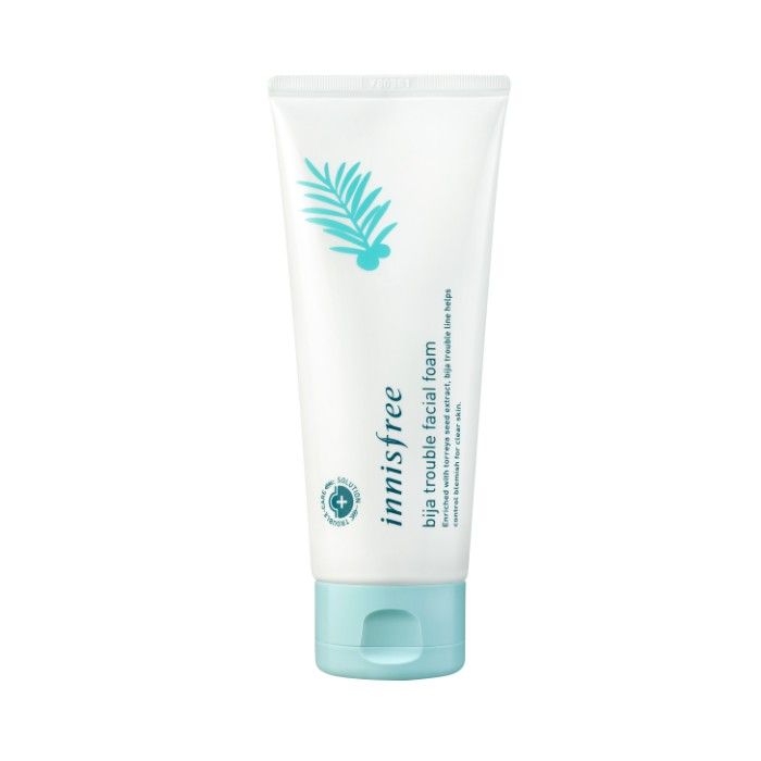 komposisi innisfree bija trouble facial foam
