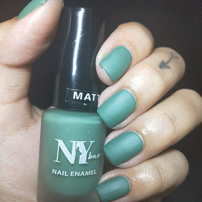 Ny Bae Matte Nail Lacquer Green Veggies On Rice 6