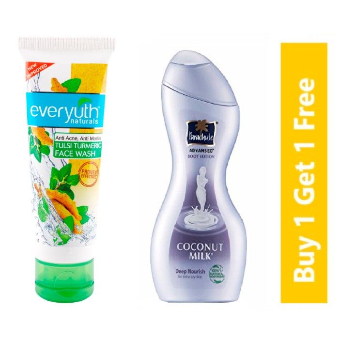 Buy Everyuth Naturals Anti Acne Anti Marks Tulsi Turmeric Face Wash (50