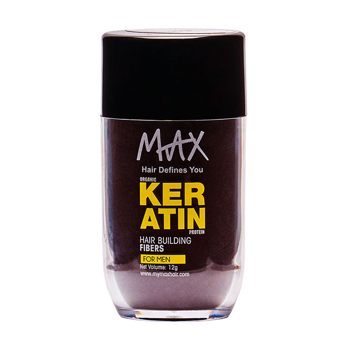Max Keratin Hair Building Fibers For Men Dark Brown 12 G