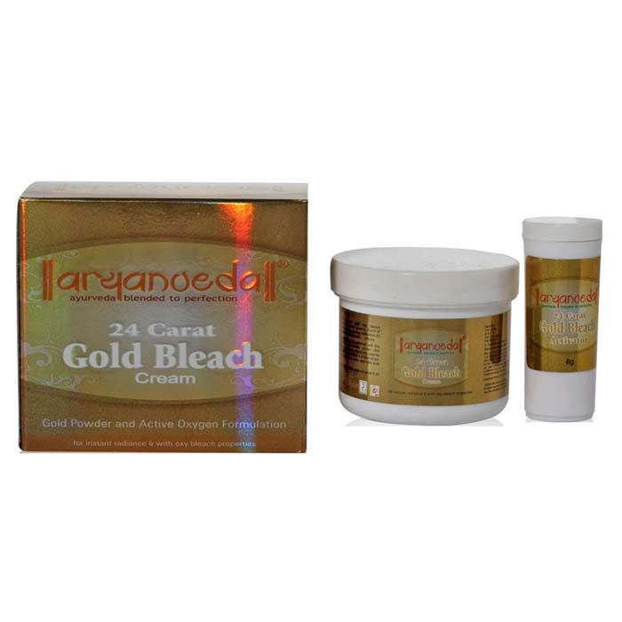 Buy Aryanveda Gold Bleach Cream 250 G Find Offers Discounts