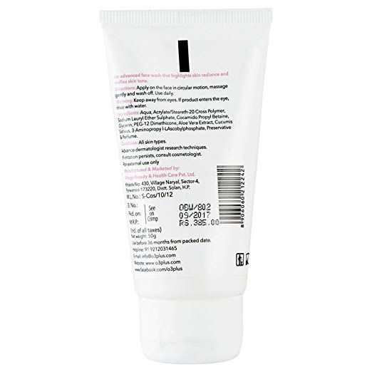 O3+ Brightening & Whitening Face Wash (50 g)