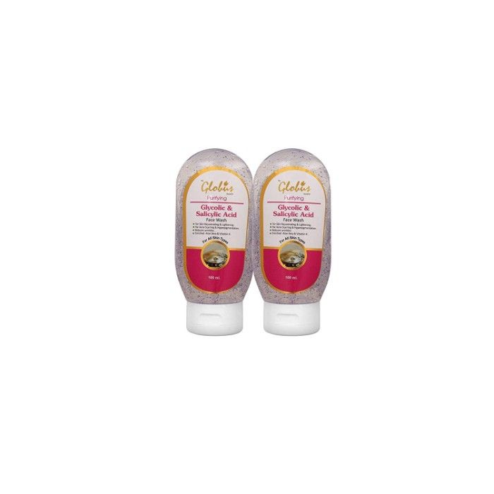 globus naturals glycolic acid face wash