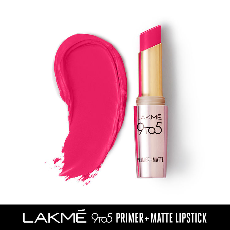Lakme 9 to 5 Primer + Matte Lip Color MP16 Pink Perft (3.6 g)