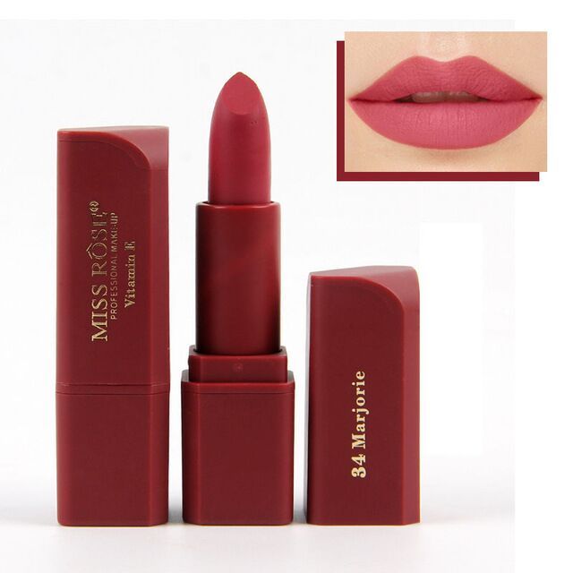 Miss Rose Brand Matte Lip Cream Lip Gloss 12 Colors Red 