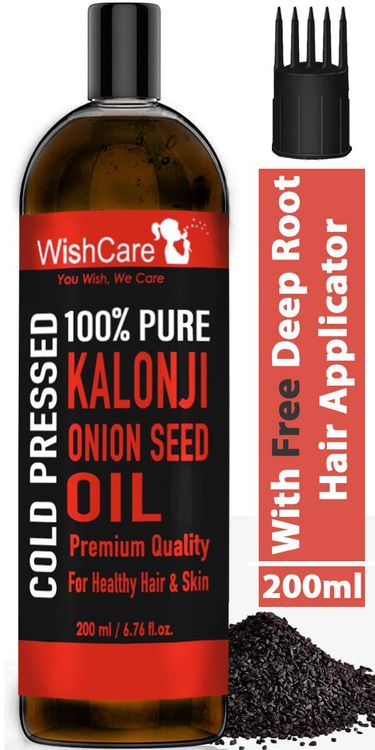 WishCare Premium Cold Pressed Kalonji Black Seed Oil for ...