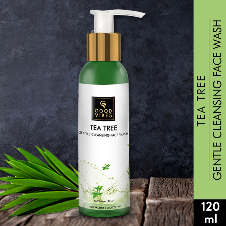 Good Vibes Gentle Cleansing Face Wash - Tea Tree (120 ml)