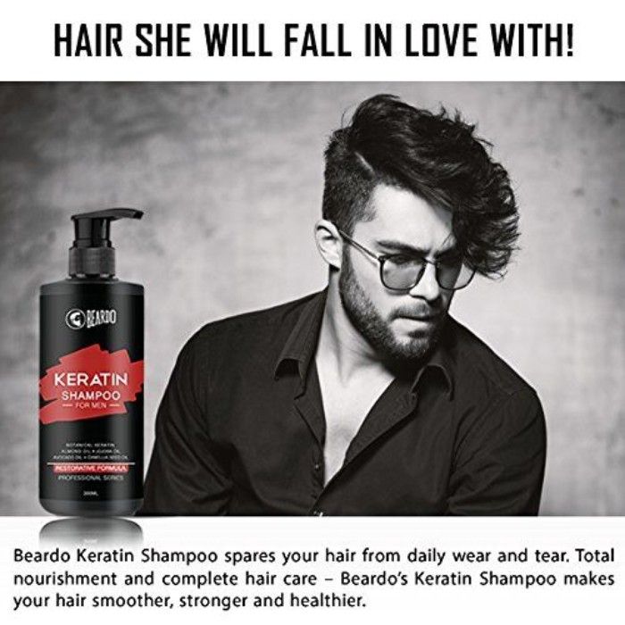 Beardo Keratin Shampoo For Hair Growth Damage Control 300 Ml