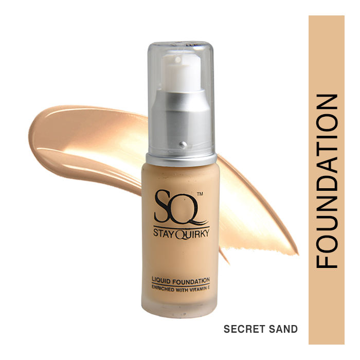 Stay Quirky Daily Wear Liquid Foundation, Secret Sand 1