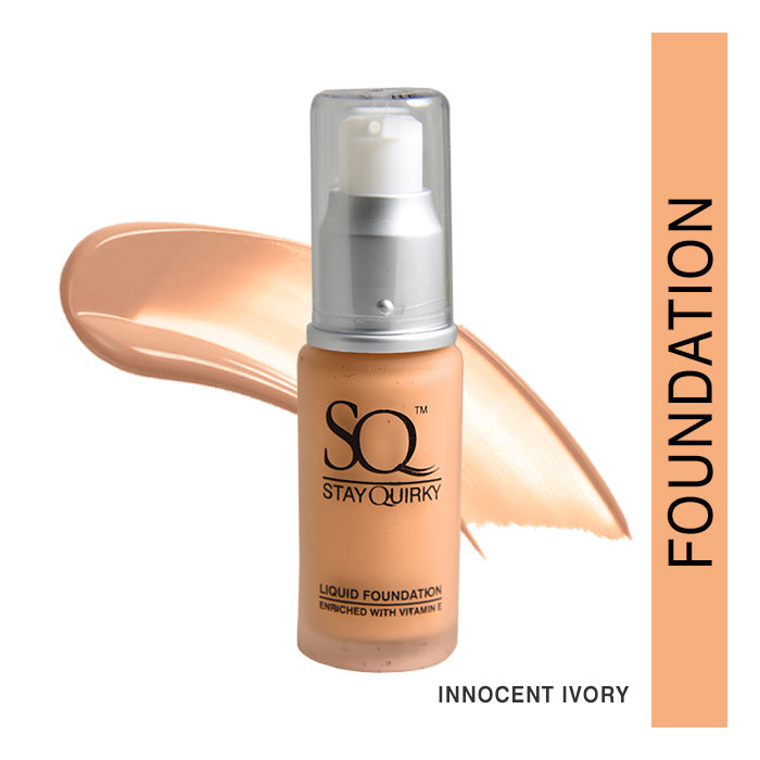 Buy Stay Quirky Daily Wear Liquid Foundation Innocent Ivory 4 Online Purplle Stayquirkyfoundationstick #stayquirky stay quirky foundation concealer contour color corrector. stay quirky daily wear liquid foundation innocent ivory 4