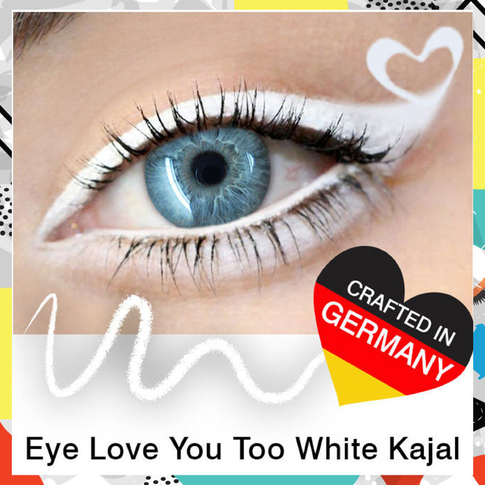 Buy Stay Quirky Kajal White Eye Love You Too 0 35 G Online Purplle Hey everyone, if you want to create a smokey eyes using kajal for any occasion & outfit, in this video i am going to show you how it is done using badass kajal by stay quirky ( test results : purplle