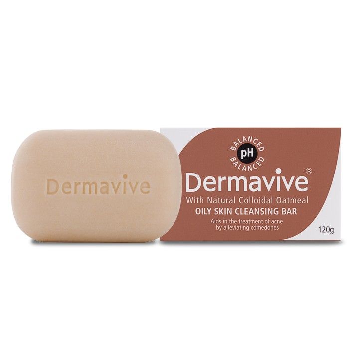 Buy Dermavive Oily Skin Cleansing Bar (120 g) online at
