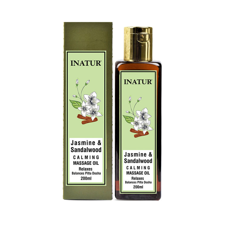 Inatur Herbals Calming Body Massage Oil 200 Ml