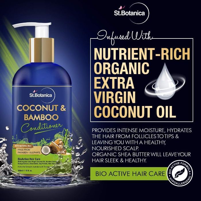 St Botanica Coconut Bamboo Hair Conditioner 300 Ml For Hair