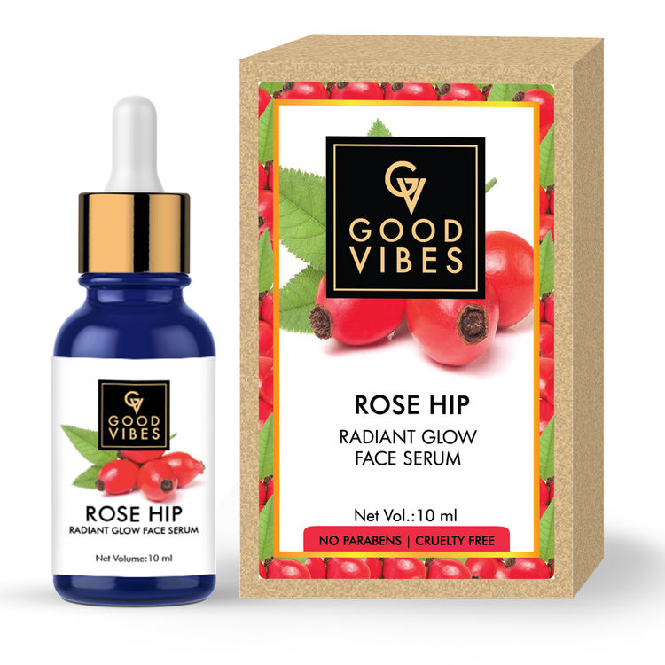 Buy Good Vibes Radiant Glow Face Serum Rose Hip 10 Ml Online Purplle
