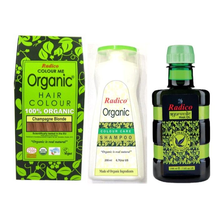 Radico 100 Organic Champagne Blonde Hair Color With Organic