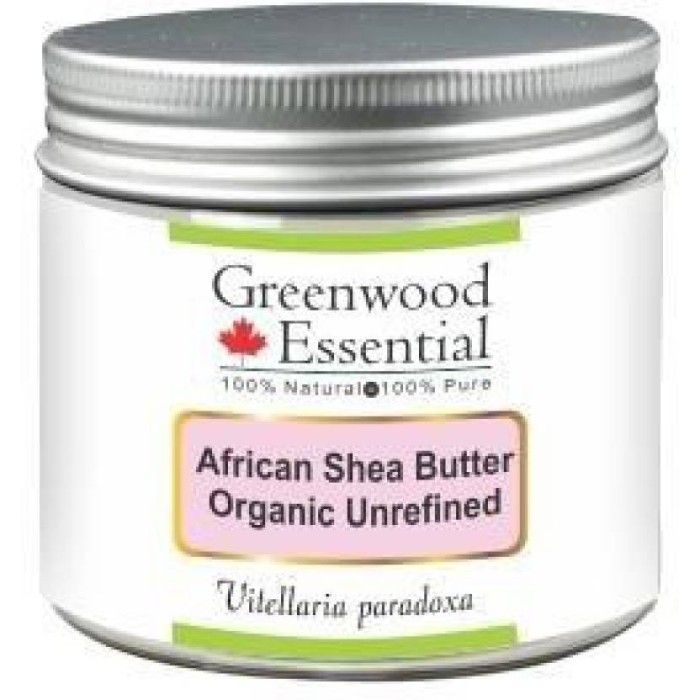 Buy Greenwood Essential Organic African Shea Butter Unrefined 50gm (Vitellaria paradoxa) 100