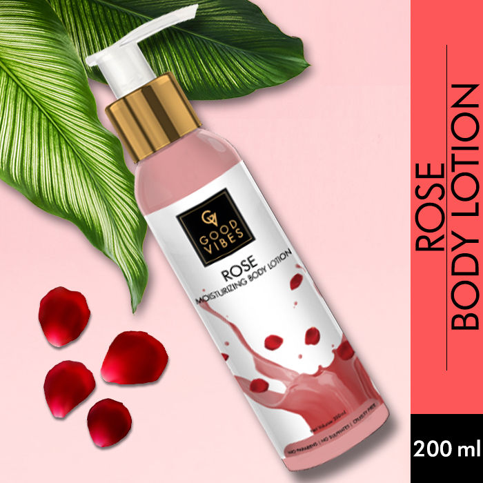 Buy Good Vibes Moisturizing Body Lotion Rose (200 ml) online at