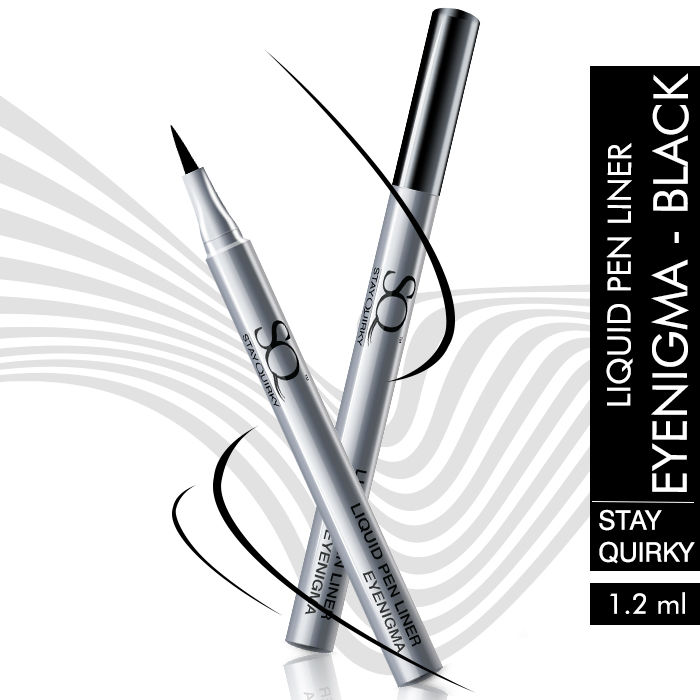 Stay Quirky Liquid Pen Liner, Eyenigma - Black (1.2 ml)