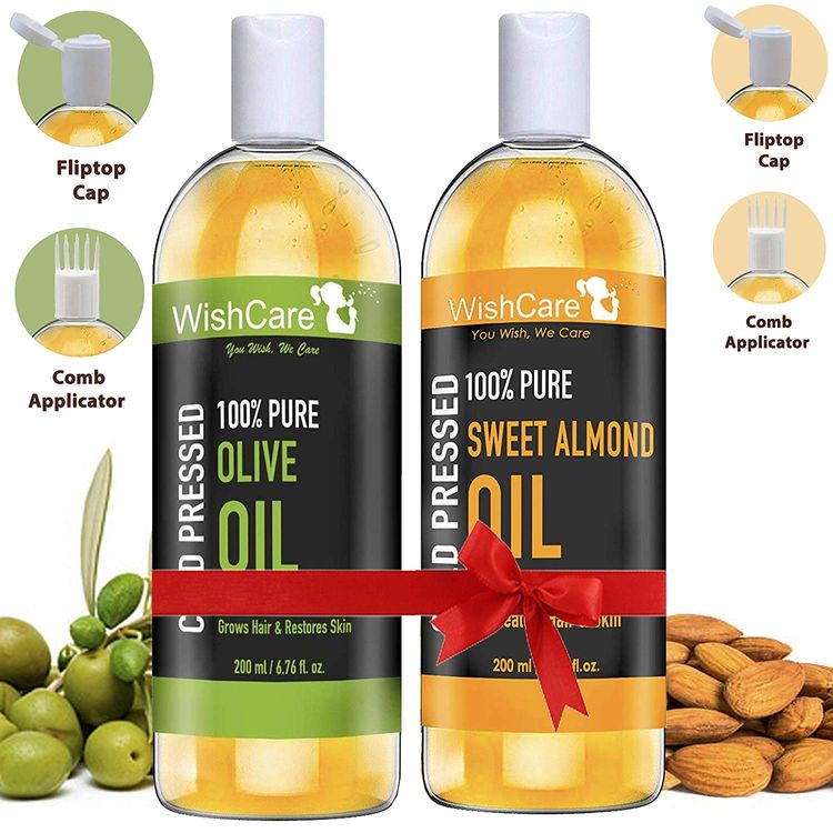 Wishcare 100 Pure Cold Pressed Olive Carrier Oil Sweet